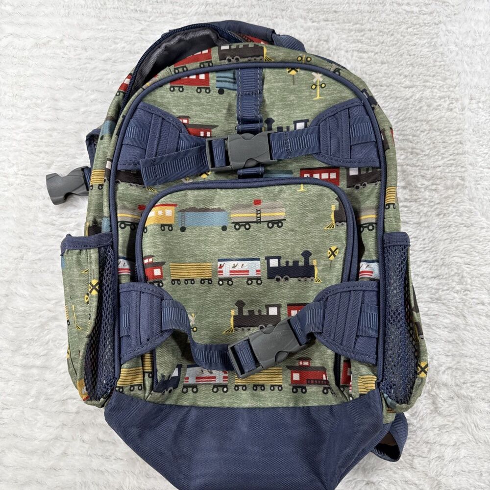 Pottery Barn Kids Railroad Train Mackenzie Backpack